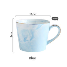 Load image into Gallery viewer, Gold marble porcelain mug