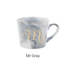 Load image into Gallery viewer, Gold marble porcelain mug