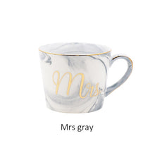 Load image into Gallery viewer, Gold marble porcelain mug