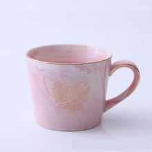 Load image into Gallery viewer, Gold marble porcelain mug