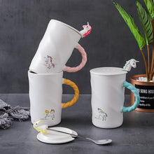 Load image into Gallery viewer, Unicorn ceramic mug