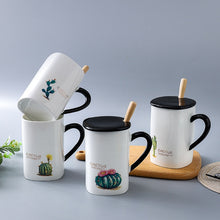 Load image into Gallery viewer, Square cactus mug