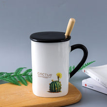 Load image into Gallery viewer, Square cactus mug