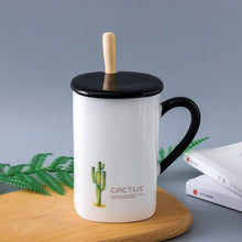 Load image into Gallery viewer, Square cactus mug