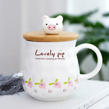 Load image into Gallery viewer, Cartoon cute pig mug