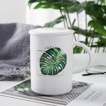 Load image into Gallery viewer, Creative green leaf mug