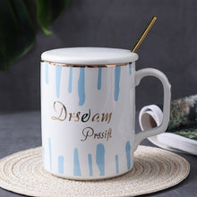 Load image into Gallery viewer, Gold letter mug
